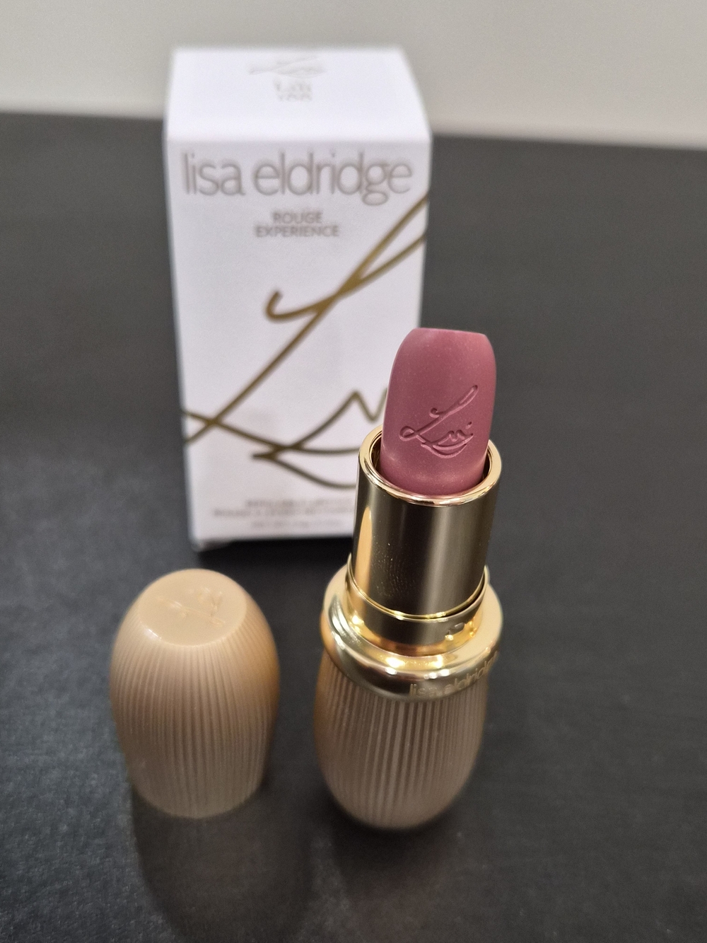 Lisa Eldridge Dusty Pink Lipstick - Satin Finish